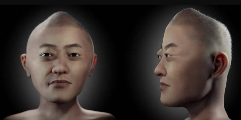 Відомий дизайнер реконструював зовнішність стародавньої людини з рідкісною деформацією черепа