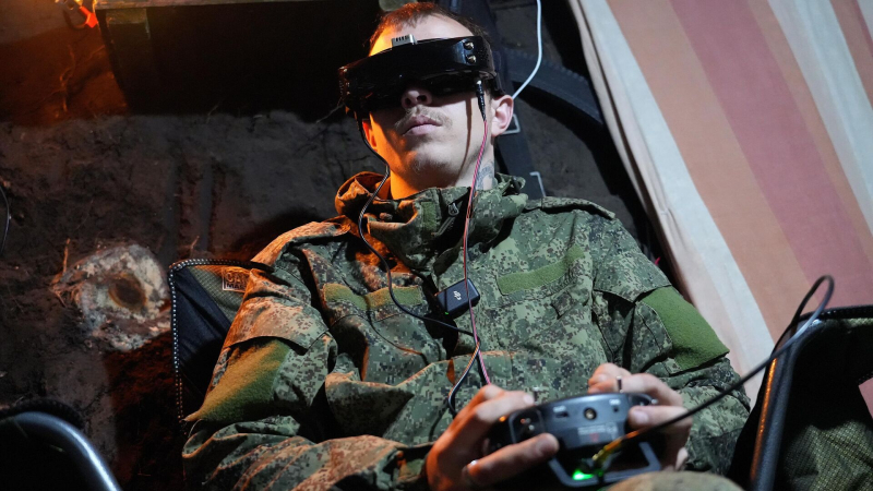 Расчеты FPV-дронов уничтожили опорный пункт ВСУ